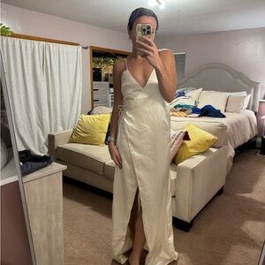 Chic Cream Maxi Dress